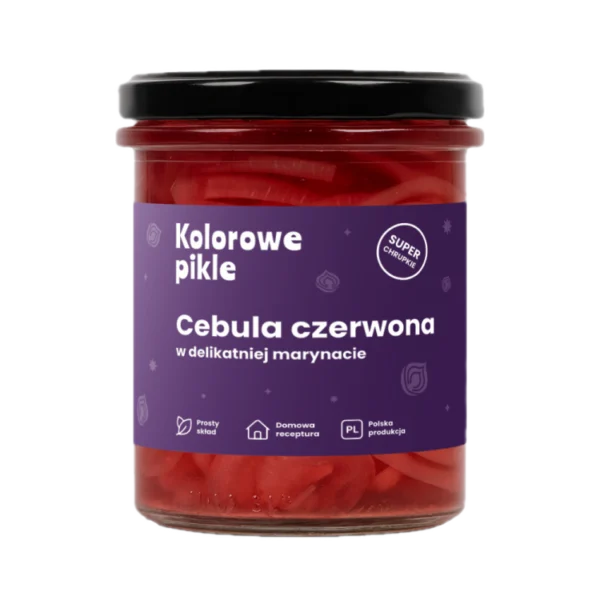 Cebula czerwona marynowana Premium 250 g
