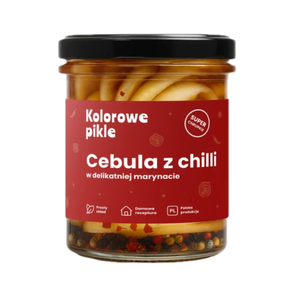 Cebula marynowana z chili Premium 250 g