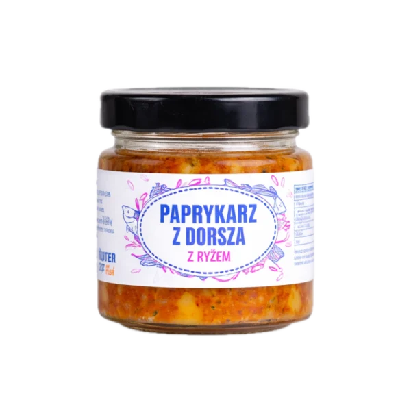 Paprykarz z dorsza z ryżem 155 g