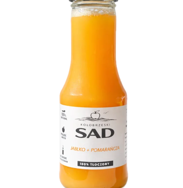 Sok tłoczony jabłko + pomarańcza 315 ml